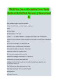 CPA Ethics Exam &ndash; Complete Exam Study Guide 2026&sol;2027 with Verified Answers &vert; Newest Version&period; A&plus;