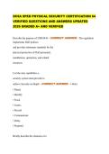 DCSA SPED PHYSICAL SECURITY CERTIFICATION 64  VERIFIED QUESTIONS AND ANSWERS UPDATED  2026 GRADED A&plus; AND VERIFIED 