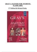 Test Bank For Gray's Anatomy for Students Flash Cards 5th Edition by Richard Drake &vert; All Chapters 1-8 &vert;Updated &vert; 2026
