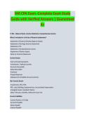 FAR CPA Exam &ndash; Complete Exam Study Guide 2026&sol;2027 with Verified Answers &vert; Newest Version&period; A&plus;