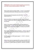 NR606 Week 4 Final exam&vert; complete questions and answers with 100&percnt; verified solutions&vert; grade a&plus; 2025-2026&period;