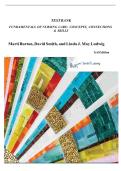 NURSING-FUN FUNDAMENTALS OF NURSING CARE CONCEPTS CONNECTIONS & SKILLS 3RD EDITION BURTON SMITH LUDWIG TEST BANK 2026 &ndash; BRAND NEW&excl;&excl;&excl; COMPLETE CHAPTER 1-38 COVERAGE ⚕️