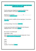 NUFT 204 &sol; EXAM 4 Respiratory Assessment &sol; Questions And Answers &sol; 100&percnt; Correct Review &sol; 2026
