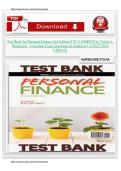 Test Bank for Personal Finance 2nd Edition by Vickie L&period; Bajtelsmit &ndash; Complete Exam Questions & Solutions