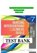 Test Bank For Nursing Interventions & Clinical Skills 7th Edition &comma; Patricia A&period; Potter &comma;Newest Version&vert; 2026 &vert;All Chapters