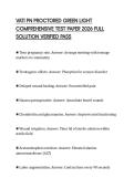 VATI PN PROCTORED GREEN LIGHT COMPREHENSIVE TEST PAPER 2026 FULL SOLUTION VERIFIED PASS