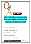 ANCC Adult-Gerontology Acute Care NP 2026 &ndash; 450 Exam Questions on Shock&comma; ICU&comma; Cardiology&comma; Pulmonary & Critical Care