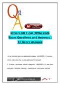 Drivers ED Final &lpar;MVA&rpar; 2026 &ndash; 50 Exam Questions on Maryland Traffic Laws&comma; Road Signs & Provisional License Rules