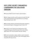 USCG OPSEC SECURITY FUNDAMENTALS COMPREHENSIVE TEST 2026 SOLVED QUESTIONS