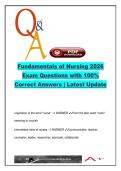 Fundamentals of Nursing 2026 &ndash; 330 Exam Questions on Nursing Process&comma; Vital Signs&comma; Wound Care & Patient Safety