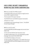 USCG OPSEC SECURITY FUNDAMENTALS REVIEW FILE 2026 TESTED QUESTIONS 2026