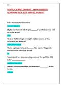 INTUIT ACADEMY TAX LEVEL 1 EXAM COMPLETE QUESTIONS WITH 100&percnt; VERIFIED ANSWERS &vert; VERIFIED EXAM QUESTIONS