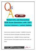 Global Arts and Humanities 2026 &ndash; 120 Exam Questions on Visual Arts&comma; Religion&comma; Renaissance & Islamic Philosophy