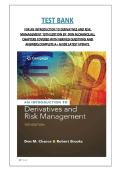TEST BANK FOR AN INTRODUCTION TO DERIVATIVES AND RISK MANAGEMENT 10TH EDITION BY  DON M&period;CHANCE&comma;ALL CHAPTERS COVERED WITH VERIFIED QUESTIONS AND ANSWERS&comma;COMPLETE A&plus; GUIDE LATEST UPDATE&period;