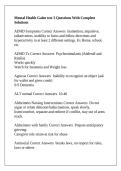 Mental Health Galen test 3 Questions With Complete Solutions