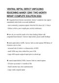 VENTRAL SEPTAL DEFECT UNFOLDING REASONING MANDY GRAY TWO MONTH INFANT COMPLETE SOLUTION 2026