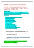CERTIFIED BUSINESS CONTINUITY PLANNER &lpar;CBCP&rpar;  CERTIFICATION EXAM PRACTICE QUESTIONS AND  ANSWERS&colon; THE MOST RECENT AND COMPREHENSIVE  VERSION WITH VERIFIED ANSWERS&semi; GUARANTEED PASS  WITH INSTANT PDF DOWNLOAD&period;