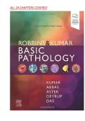 ROBBINS BASIC PATHOLOGY 11TH EDITION TEST BANK BY KUMAR&comma; ABBAS&comma; ASTER ISBN- 978-0323790185 Latest Verified Review  Practice Questions and Answers for Exam Preparation&comma; 100&percnt; Correct with Explanations&comma; Highly Recommended&comma; Download to Score A&plus;