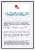 D220 Informatics Objective Assessment &ndash; Study Guide with Verified Solutions &vert; Latest 2025&ndash;2026 Complete Exam Preparation Material
