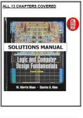 Logic and Computer Design Fundamentals &lpar;4th Edition&comma; 2008&rpar; &ndash; Solutions Manual &ndash; Mano