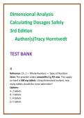 Dosage Calculation Test Bank 2026 &vert; Dimensional Analysis MCQs for Horntvedt &vert; Nursing Math & Medication Safety