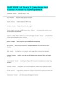 NUR 3069 HA Exam 2 Questions and Correct Answers 2026 Updated&period;