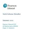 AS-LEVEL EDEXCEL 2025 MATHEMATICS PAPER 21 INCLUDING MARK SCHEME