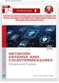 Test Bank for Network Defense and Countermeasures&colon; Principles and Practices&comma; 4th Edition &mdash; William Easttom &vert; 2026 Update
