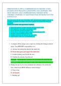 FIREFIGHTER II &lpar;NFPA&rpar; COMPREHENSIVE CERTIFICATION  EXAMINATION PRACTICE QUESTIONS AND ANSWERS&colon; THE  MOST RECENT AND COMPREHENSIVE VERSION WITH  VERIFIED ANSWERS&semi; GUARANTEED PASS WITH INSTANT PDF  DOWNLOAD&period;