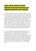 UWISE OBGYN BUNDLED EXAMS CERTIFICATION EXAM PACKAGE 2026 VERIFIED QUESTIONS AND ANSWERS