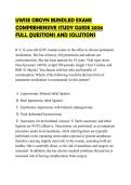 UWISE OBGYN BUNDLED EXAMS COMPREHENSIVE STUDY GUIDE 2026 FULL QUESTIONS AND SOLUTIONS