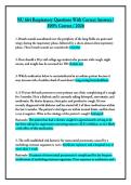 NU 664 Respiratory Questions With Correct Answers - 100&percnt; Correct - 2026