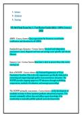 NU 664 Final Exam Set 1 - Test Review Guide Q&A - 100&percnt; Correct - 2026