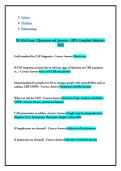 NU 664 Davis Questions HEENT - Respiratory Questions And Answers - 100&percnt; Verified Complete Solution - 2026&comma; NU 664 Burns&rsquo; Pediatric Primary Care Practice Questions And Answers - 100&percnt; Correct&comma; NU 664 B Questions and Answers - 2026 Update - 100&percnt; Correct&comma; NU 
