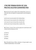 VTNE PREP PREMIUM REVIEW SET 2026 PRACTICE SOLUTION GUARANTEED PASS