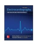 Electrocardiography for Healthcare Professionals 5th Edition by Kathryn A&period; Booth &lpar;Author&rpar;&comma; Thomas Edward O'Brien &lpar;Author&rpar;&vert;Electrocardiography for Healthcare Professionals 5th Edition &ndash; Test Bank&comma; Cardiovascular System & ECG Interpretation &ndash; Complet