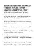 FSVO ACTUAL EXAM PAPER 2026 BUNDLED QUESTIONS ANSWERS COMPLETE SOLUTIONS VERIFIED 100&percnt; CORRECT