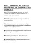 FSVO COMPREHENSIVE TEST SCRIPT 2026 FULL QUESTIONS AND ANSWERS ACCURACY CONFIRMED A&plus;