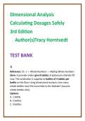 Nursing Dosage Calculation Test Bank 2026 &vert; Dimensional Analysis Horntvedt 3rd Ed &vert; Medication Safety & IV Calculation MCQs