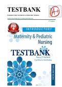 INTRODUCTORY MATERNITY & PEDIATRIC NURSING 5TH EDITION HATFIELD TEST BANK &ndash; NUR 102 &ndash; ULTIMATE EXAM PREP GUIDE FOR LPN&sol;LVN AND RN STUDENTS 