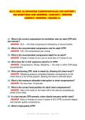 ACLS &lpar;VER&period; B&rpar; ADVANCED CARDIOVASCULAR LIFE SUPPORT &vert; 300 QUESTIONS AND ANSWERS &vert; 2026&sol;2027 &vert; VERIFIED CORRECT ANSWERS &vert; GRADED A&plus;