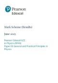  A-LEVEL EDEXCEL 2025 PHYSICS PAPER 3 MARK SCHEME