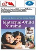Test Bank for Maternal-Child Nursing 5th Edition  Slone McKinney &vert; Latest Update &vert; ISBN-13  978-0323401708