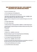 DMV VIETNAMESE WRITTEN TEST 1 WITH COMPLETE SOLUTIONS 100&percnt; VERIFIED 2026 UPDATE&excl;&excl;