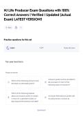 NJ Life Producer Exam Questions with 100&percnt; Correct Answers &vert; Verified &vert; Updated &lpar;Actual Exam&rpar; LATEST VERSION&excl;&excl;