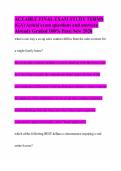 ACEABLE FINAL EXAM STUDY TERMS &lpar;GA&rpar; Actual exam questions and answers&vert;Already Graded 100&percnt; Pass&vert; New 2026