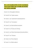 HCA 100 EXAMINATION STUDY MATERIAL 2026 EXAM PREP Q&A ENTIRE QUESTION SET WITH ANSWERS