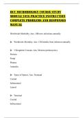 HCC MICROBIOLOGY COURSE STUDY MODULE 2026 PRACTICE INSTRUCTION COMPLETE PROBLEMS AND RESPONSES MANUAL