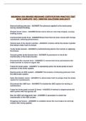 MICHIGAN SOS BRAKES MECHANIC CERTIFICATION PRACTICE TEST WITH COMPLETE 100&percnt; VERIFIED SOLUTIONS 2026-2027&excl;&excl;