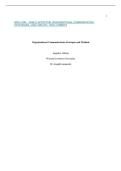 WGU C204 - TASK 2&colon; EFFECTIVE ORGANIZATIONAL COMMUNICATION STRATEGIES &vert; 2026 UPDATE &vert; 100&percnt; CORRECT